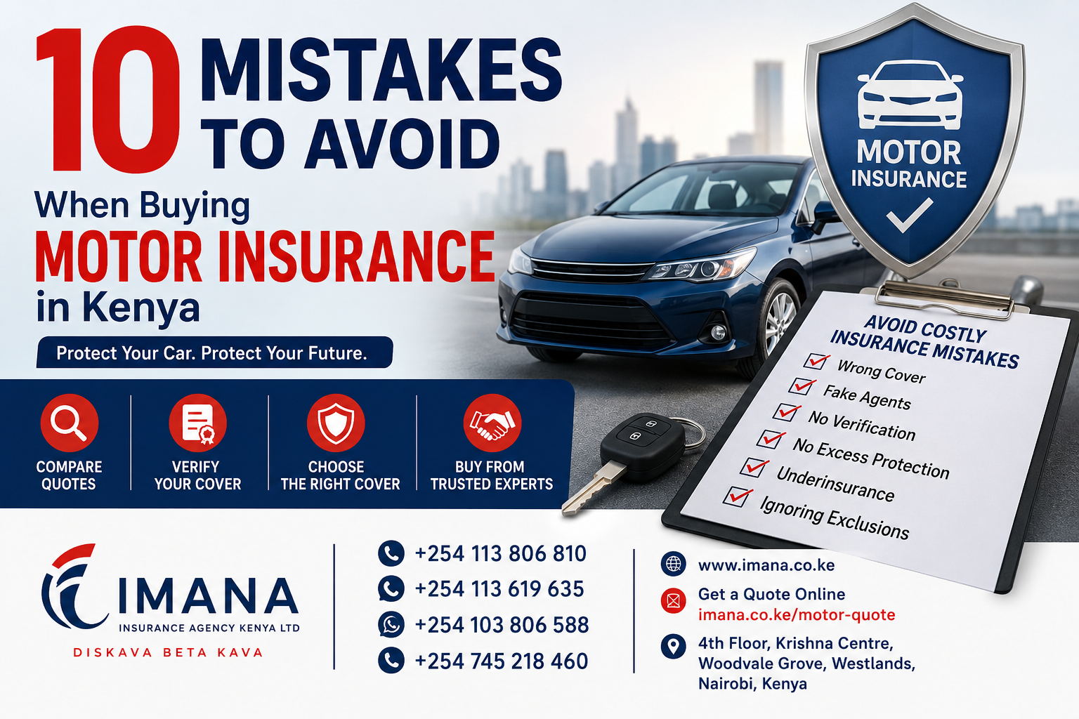 10 Mistakes to Avoid When Buying Motor Insurance in Kenya (2026 Guide)
