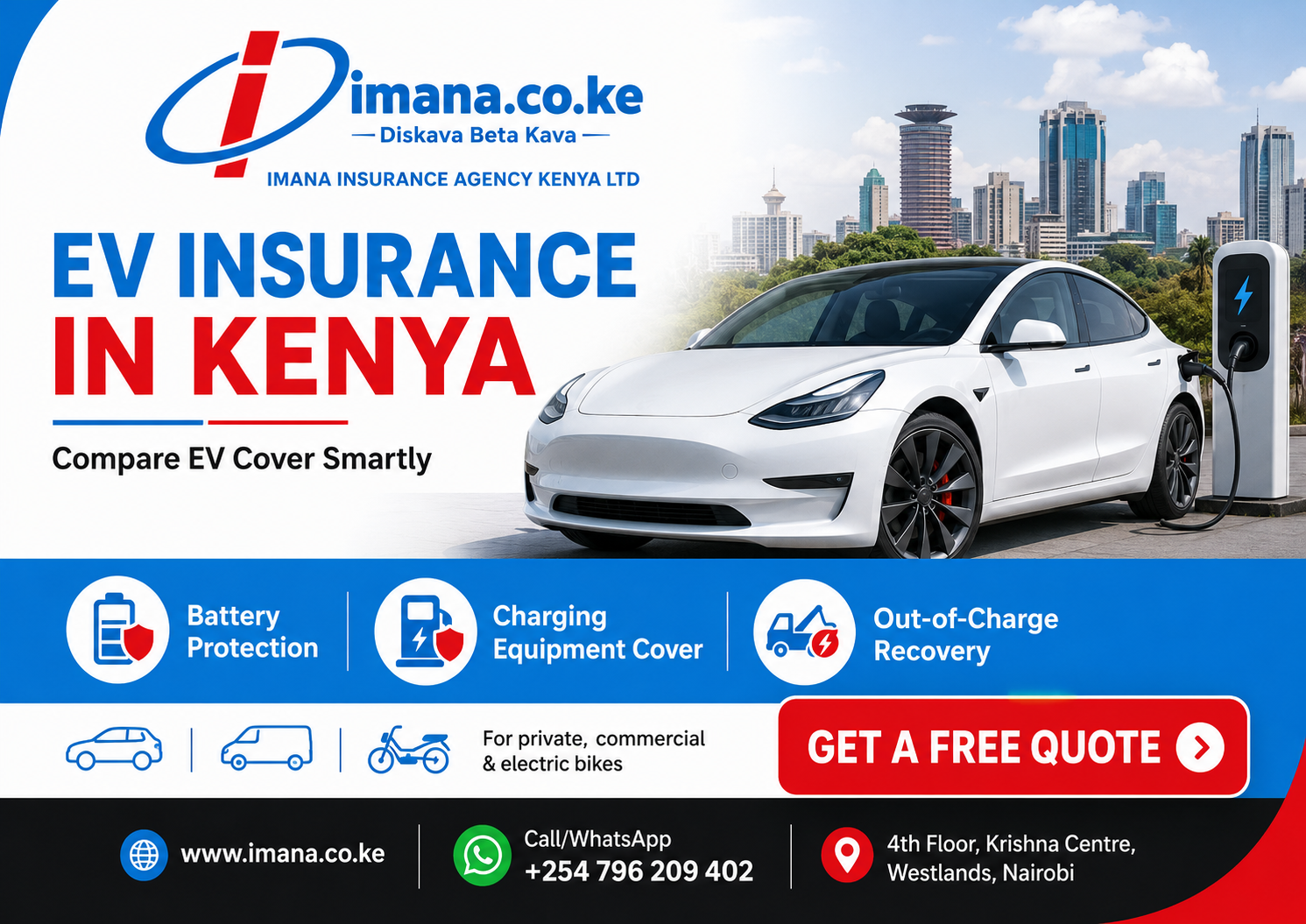 Electric Vehicle Insurance Kenya | Compare EV Insurance Quotes