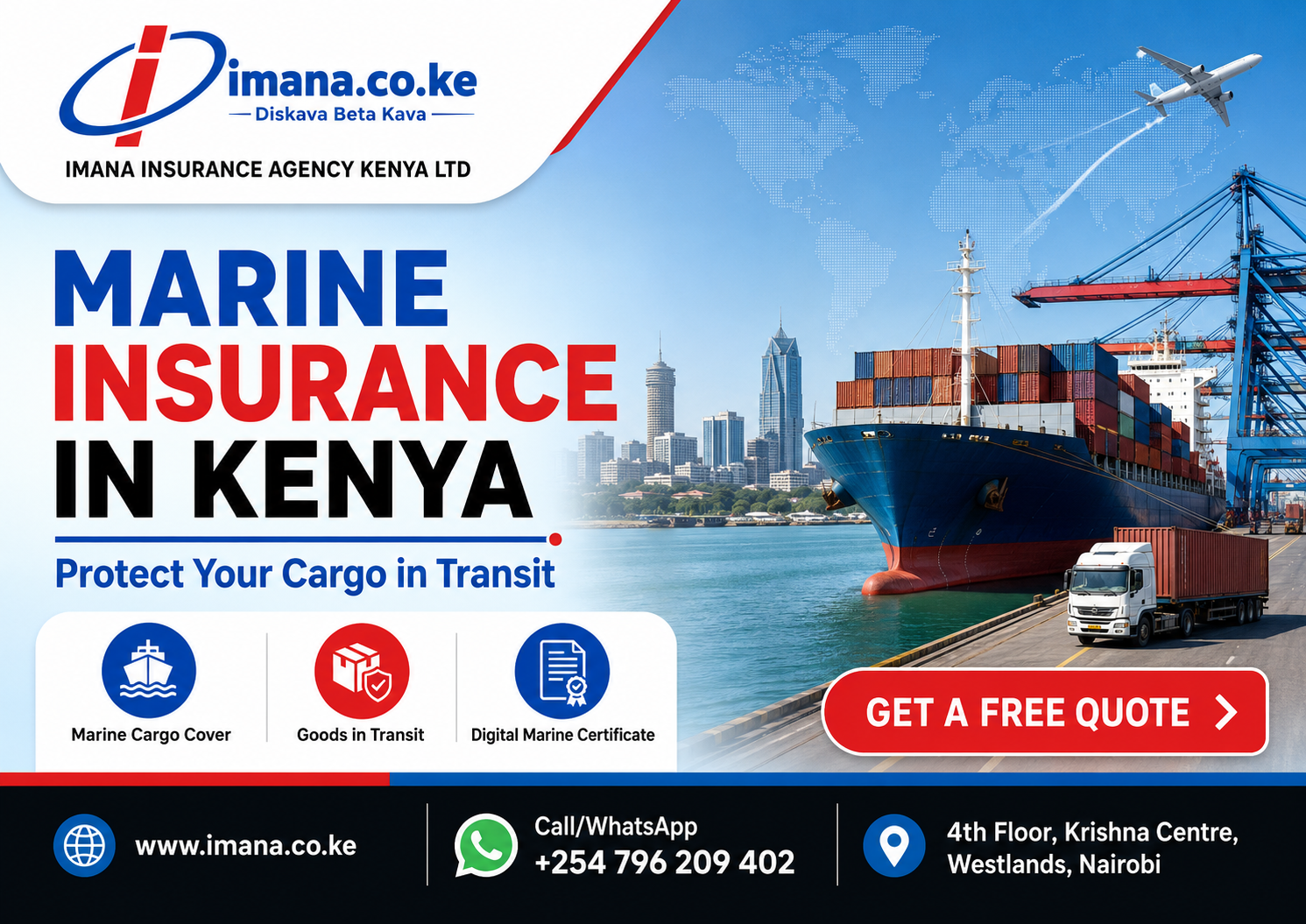 Marine Insurance in Kenya | Cargo, GIT and Hull Cover