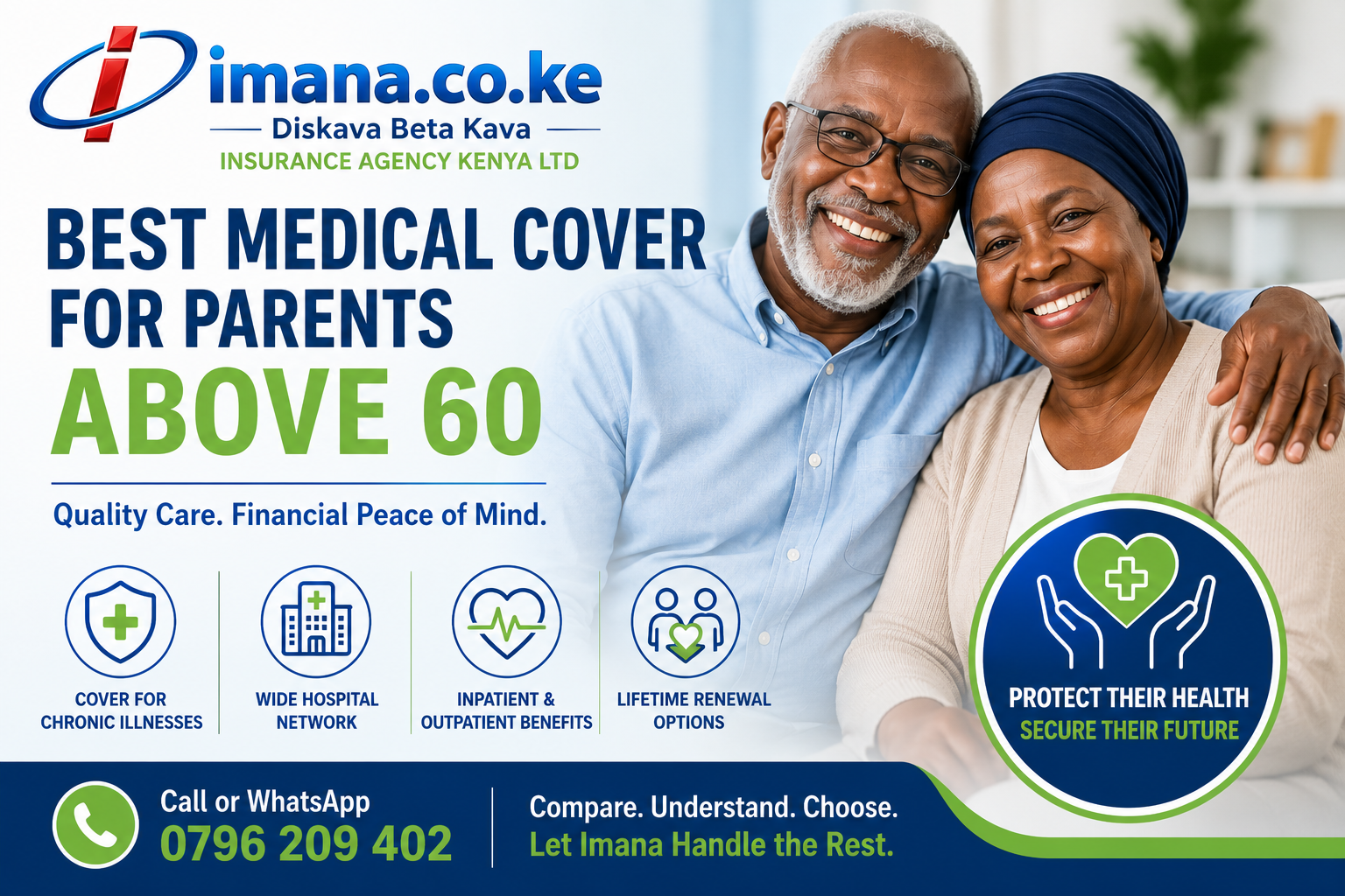Best Medical Cover for Parents Above 60 in Kenya