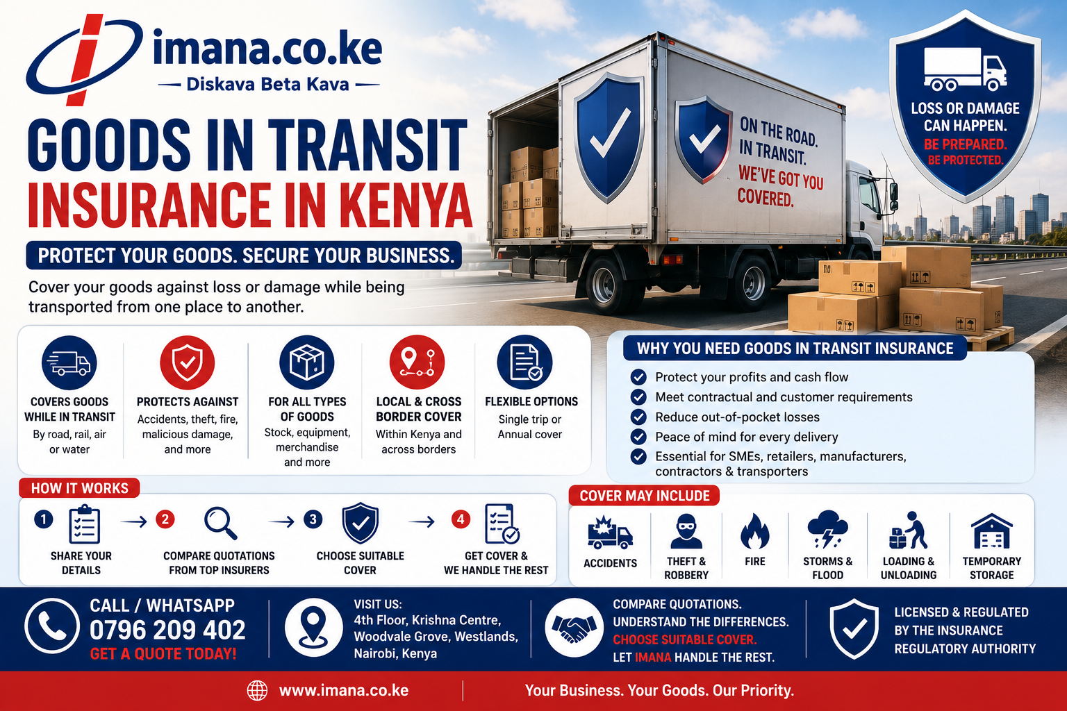 Goods in Transit Insurance in Kenya | Protect Cargo on the Move