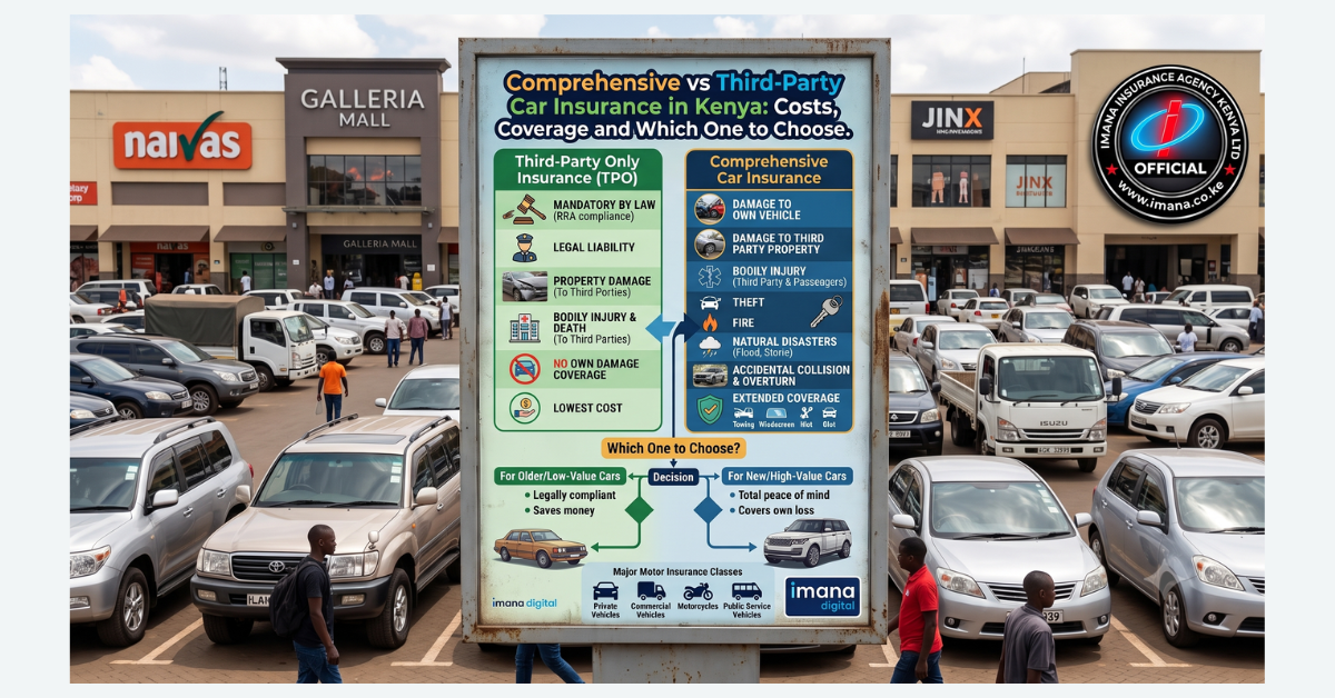Comprehensive vs Third-Party Car Insurance in Kenya: Costs, Coverage and Which One to Choose