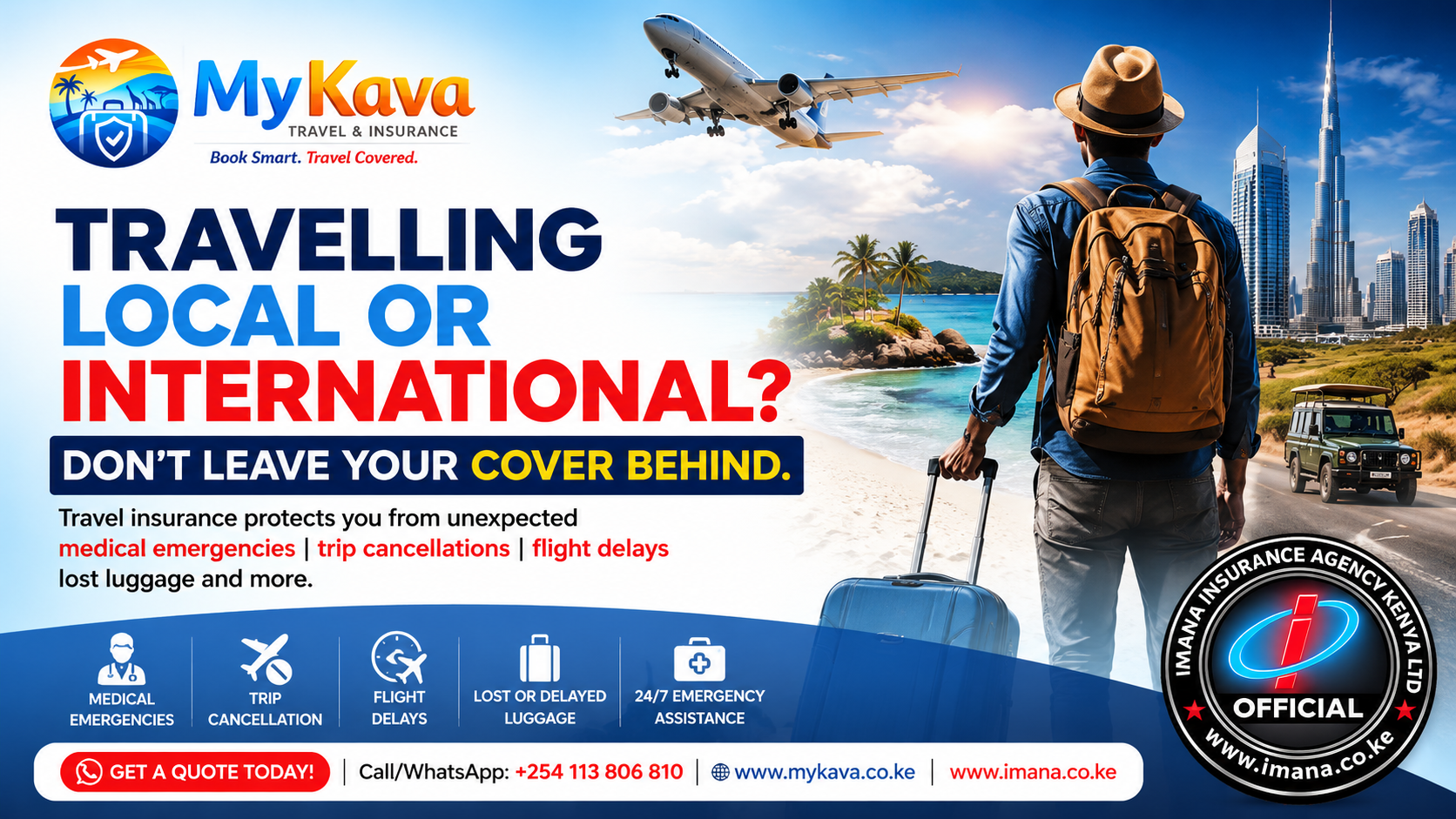 Travel Insurance in Kenya: Local & International Cover