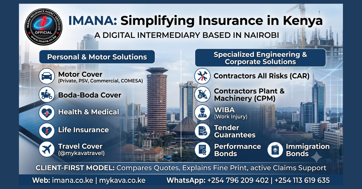 Digital Insurance Brokerage in Nairobi | Imana Insurance Agency
